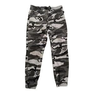 Ecko Unltd Men’s Gray Camo Elastic Waist Cotton Jogger Pants - Size L